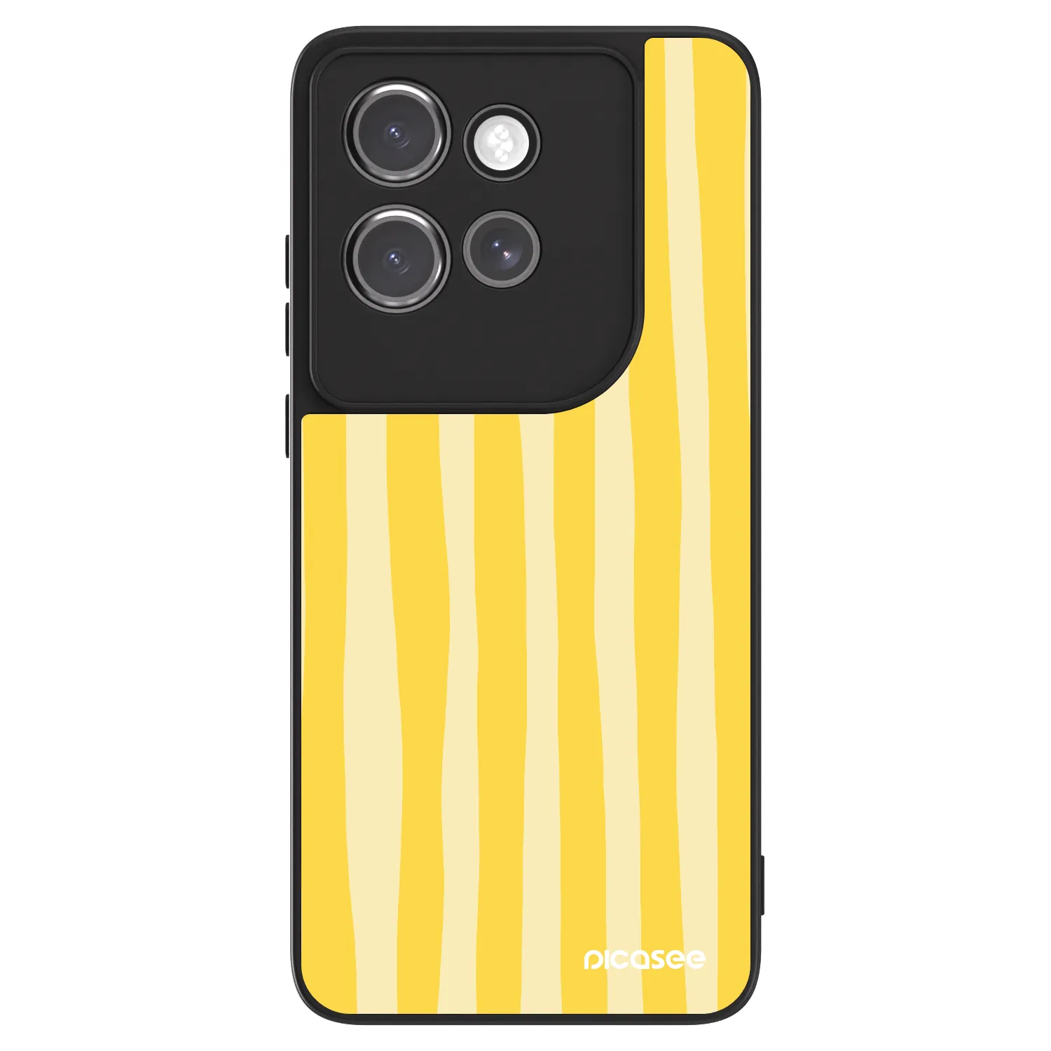 Picasee ULTIMATE CASE za Motorola Edge 50 Neo - Lines lemon