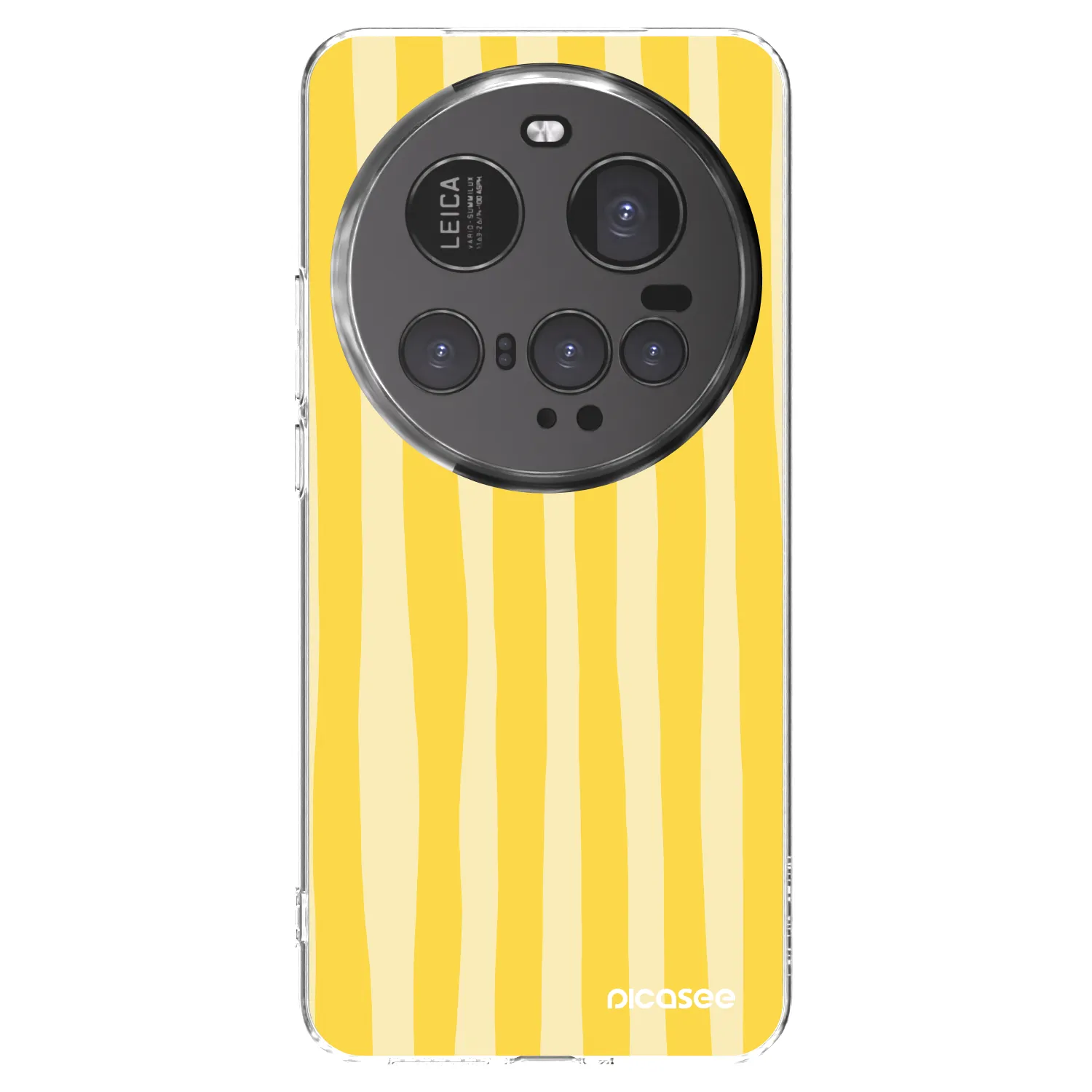 Picasee silikonska prozirna maskica za Xiaomi 15 Ultra - Lines lemon