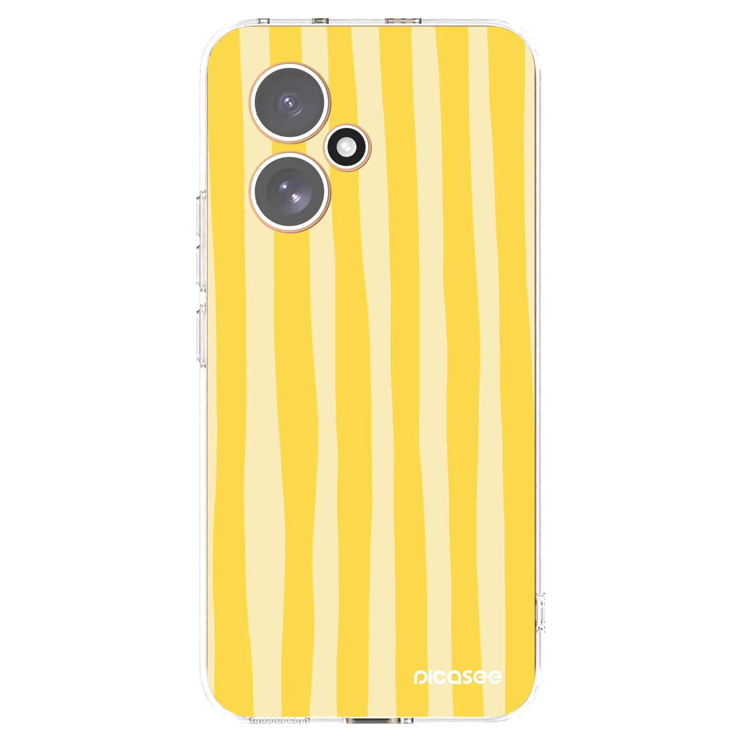 Picasee silikonska prozirna maskica za Honor 400 5G - Lines lemon