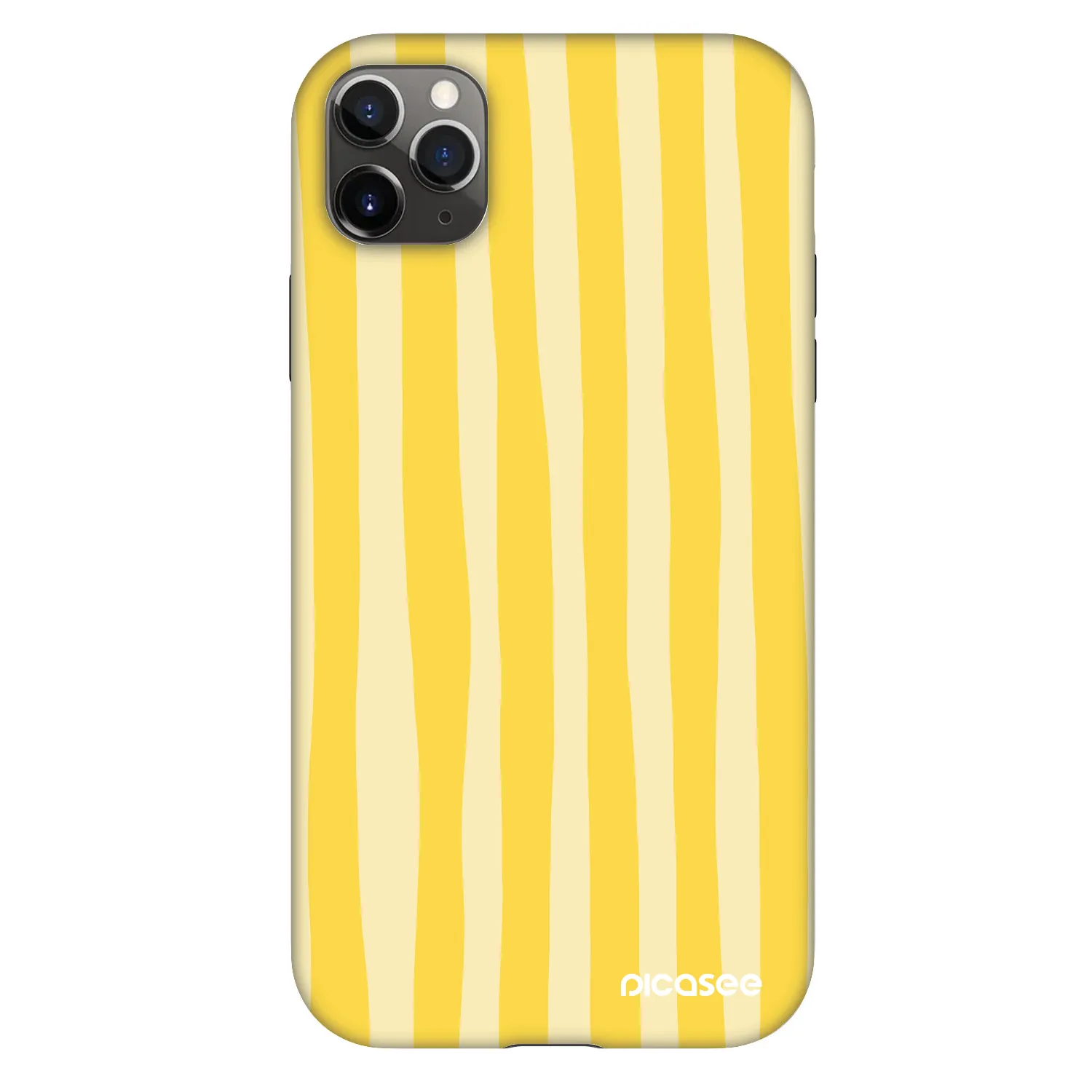 Picasee Fashion Case za Apple iPhone 11 Pro Max - Lines lemon