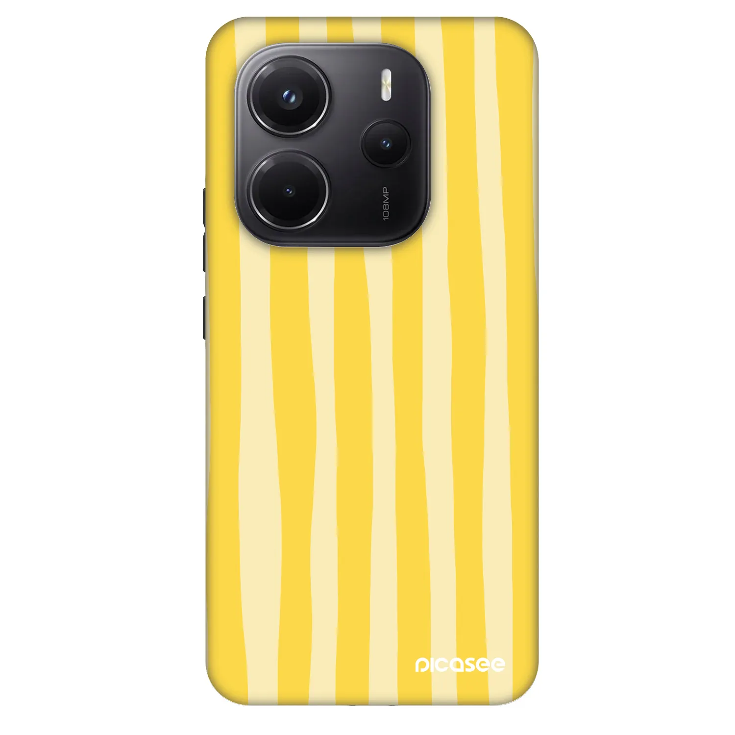 Picasee Fashion Case za Xiaomi Redmi Note 14 5G - Lines lemon