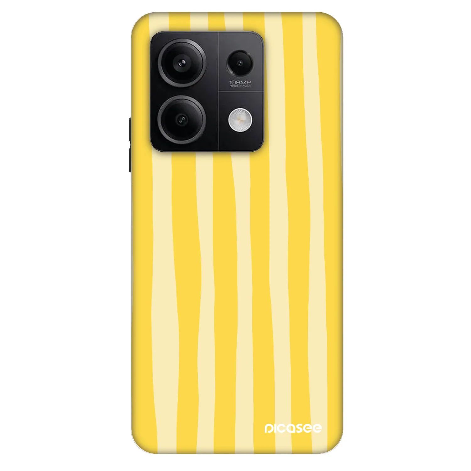 Picasee Fashion Case za Xiaomi Redmi Note 13 5G - Lines lemon