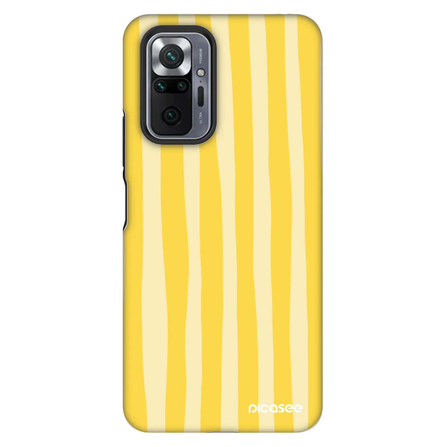 Picasee Fashion Case za Xiaomi Redmi Note 10 Pro - Lines lemon