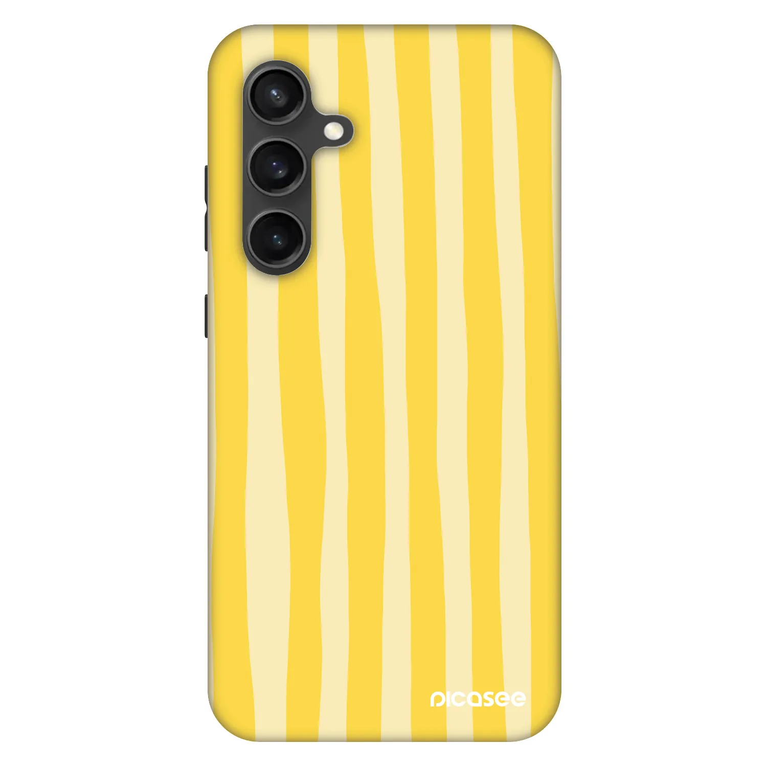 Picasee Fashion Case za Samsung Galaxy S24 FE S721B - Lines lemon