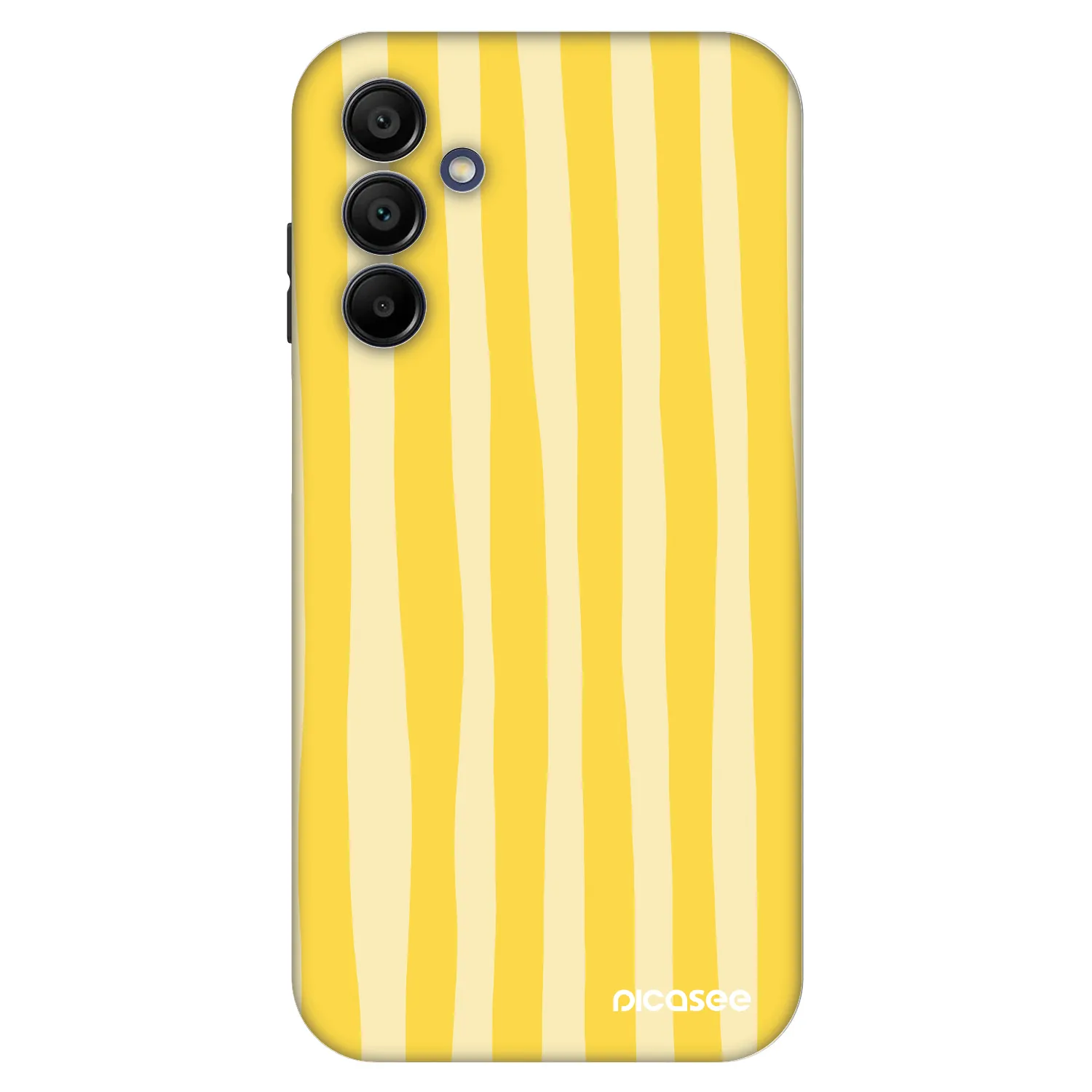 Picasee Fashion Case za Samsung Galaxy A15 A155F 4G - Lines lemon