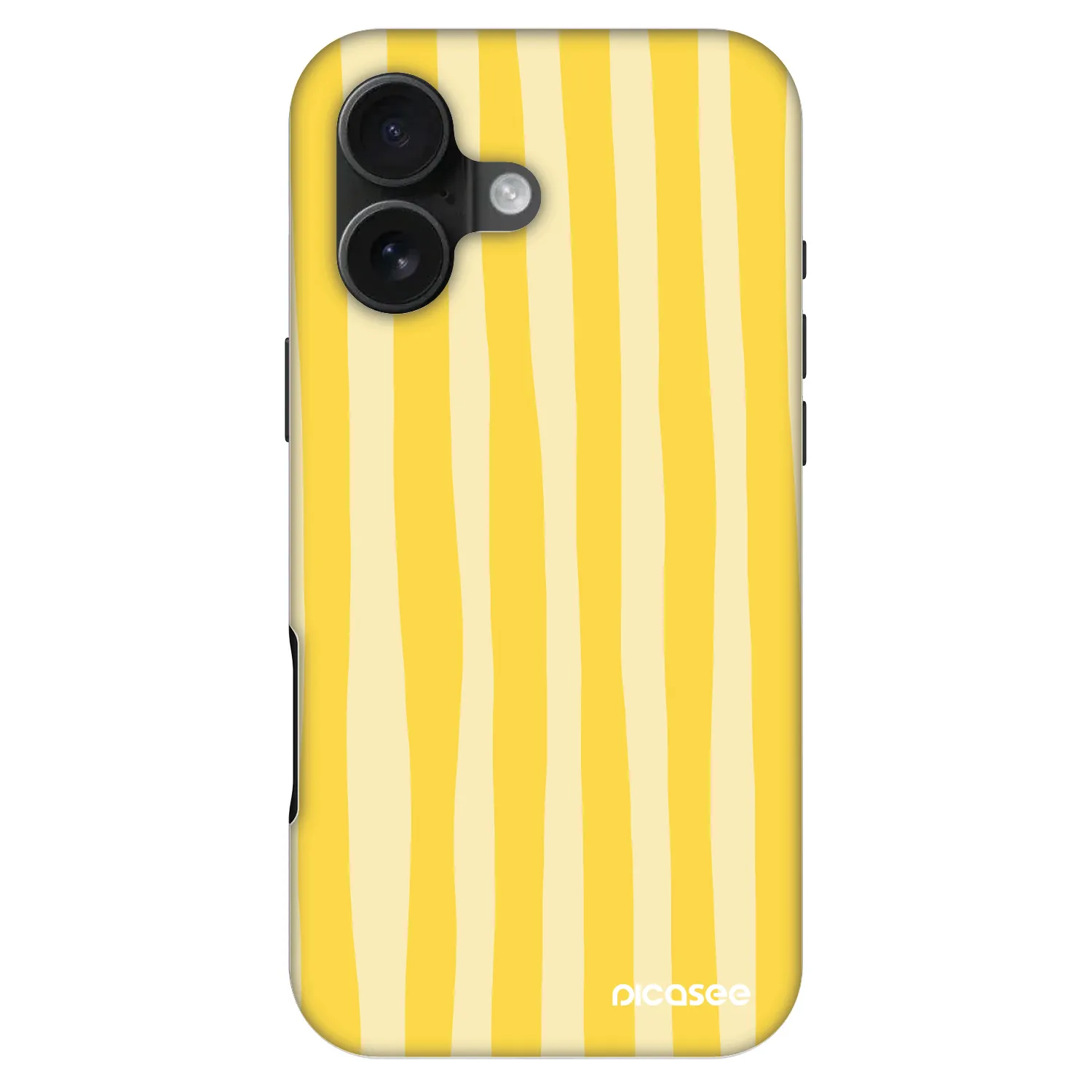 Picasee Fashion Case MagSafe za Apple iPhone 16 - Lines lemon