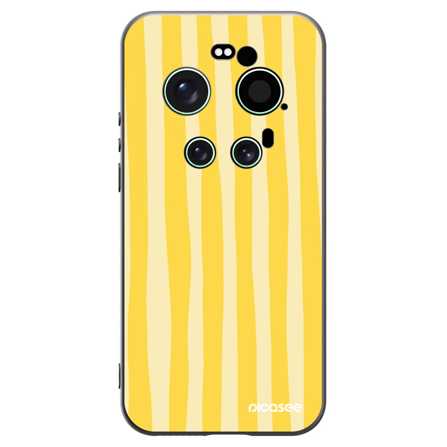 Picasee crna silikonska maskica za Xiaomi 17 Ultra - Lines lemon