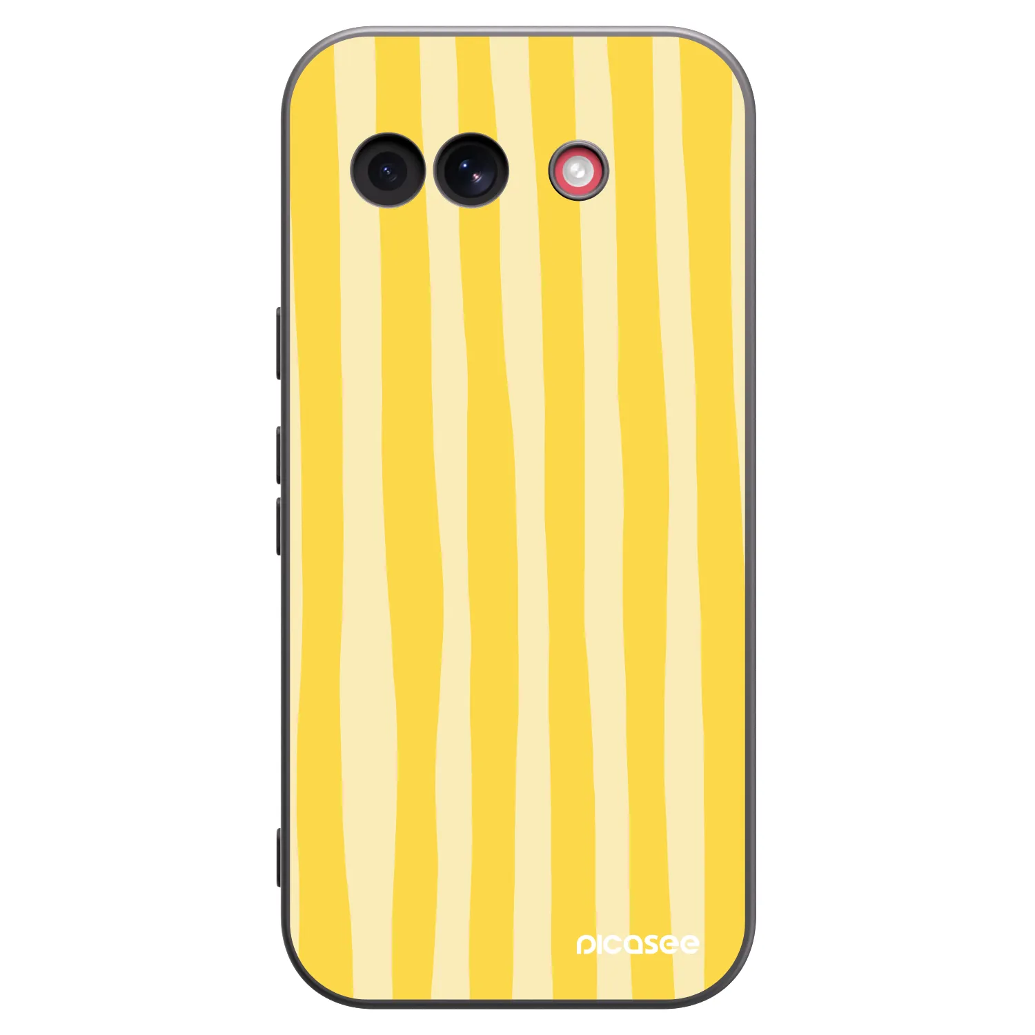 Picasee crna silikonska maskica za Google Pixel 10a - Lines lemon