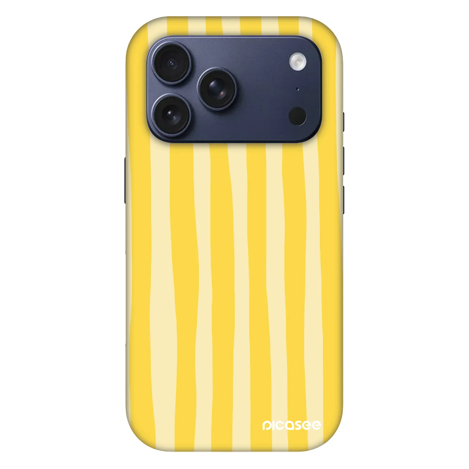 Picasee Fashion Case MagSafe za Apple iPhone 18 Pro - Lines lemon
