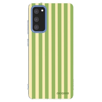 Picasee silikonska prozirna maskica za Samsung Galaxy S20 FE - Lines Matcha