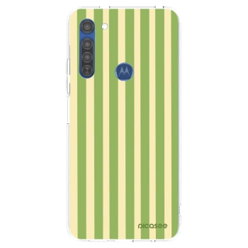 Maskica za Motorola Moto G8 - Lines Matcha