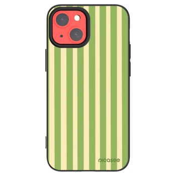 Picasee crna silikonska maskica za Apple iPhone 13 mini - Lines Matcha