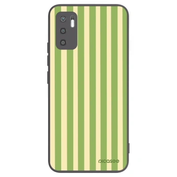 Picasee crna silikonska maskica za Xiaomi Redmi Note 10 5G - Lines Matcha