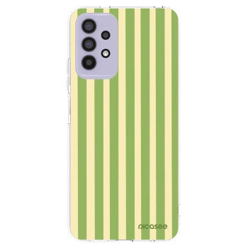 Picasee silikonska prozirna maskica za Samsung Galaxy A32 4G SM-A325F - Lines Matcha
