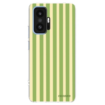 Picasee silikonska prozirna maskica za Xiaomi 11T Pro - Lines Matcha