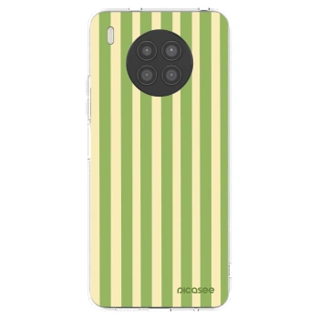 Picasee silikonska prozirna maskica za Huawei Nova 8i - Lines Matcha