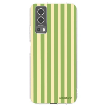 Picasee silikonska prozirna maskica za Vivo Y72 5G - Lines Matcha