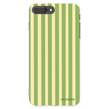 Picasee silikonska prozirna maskica za Apple iPhone 7 Plus - Lines Matcha