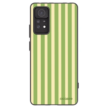 Picasee crna silikonska maskica za Xiaomi Redmi Note 11 Pro 5G - Lines Matcha