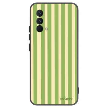 Picasee crna silikonska maskica za Realme GT Master Edition 5G - Lines Matcha