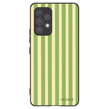 Picasee crna silikonska maskica za Samsung Galaxy A53 5G A536 - Lines Matcha