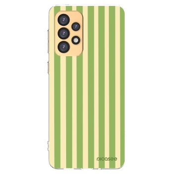 Picasee silikonska prozirna maskica za Samsung Galaxy A33 5G A336 - Lines Matcha