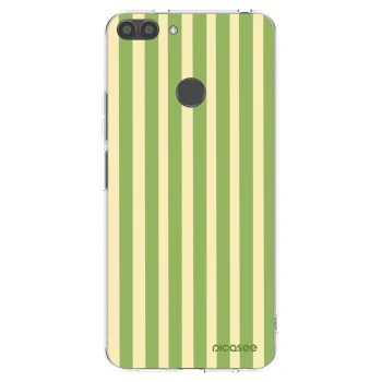 Picasee silikonska prozirna maskica za Huawei P Smart - Lines Matcha