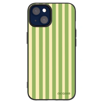 Picasee crna silikonska maskica za Apple iPhone 14 - Lines Matcha