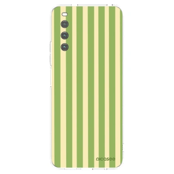 Picasee silikonska prozirna maskica za Sony Xperia 10 IV 5G - Lines Matcha