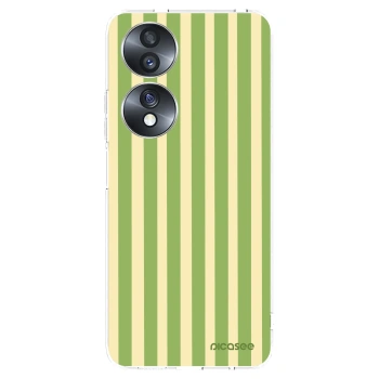 Picasee silikonska prozirna maskica za Honor 70 - Lines Matcha