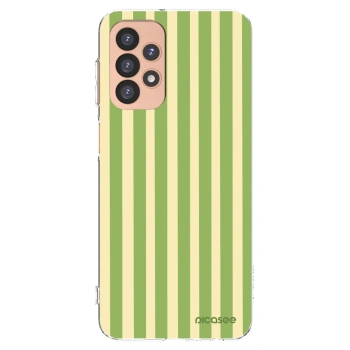 Picasee silikonska prozirna maskica za Samsung Galaxy A23 A236B 5G - Lines Matcha