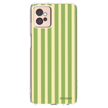 Picasee silikonska prozirna maskica za Motorola Moto G32 - Lines Matcha