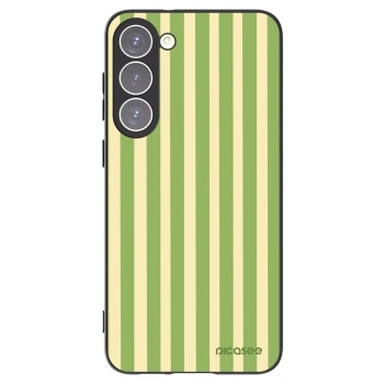Picasee crna silikonska maskica za Samsung Galaxy S23+ 5G - Lines Matcha