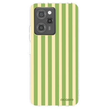 Picasee crna silikonska maskica za Xiaomi Poco X5 Pro - Lines Matcha