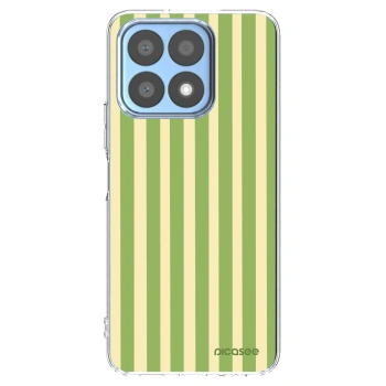 Picasee silikonska prozirna maskica za Honor X8a - Lines Matcha