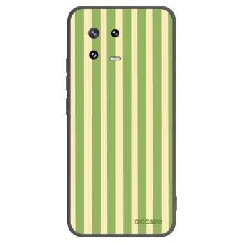 Picasee crna silikonska maskica za Xiaomi 13 Pro - Lines Matcha