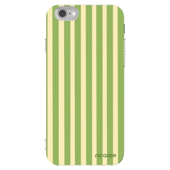 Picasee silikonska prozirna maskica za Apple iPhone 6/6S - Lines Matcha
