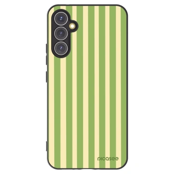 Picasee crna silikonska maskica za Samsung Galaxy A34 5G A346B - Lines Matcha