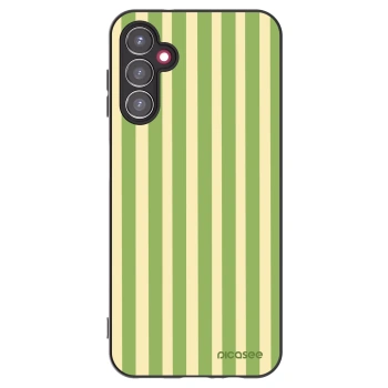Picasee crna silikonska maskica za Samsung Galaxy A14 5G A146P - Lines Matcha