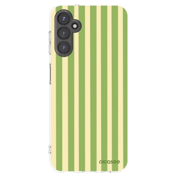 Picasee silikonska prozirna maskica za Samsung Galaxy A14 5G A146P - Lines Matcha