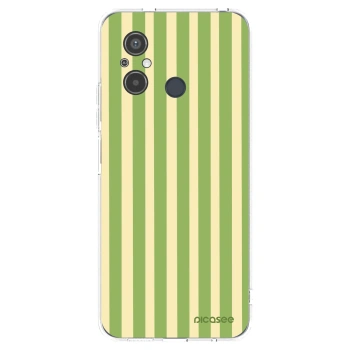 Picasee silikonska prozirna maskica za Xiaomi Redmi 12C - Lines Matcha