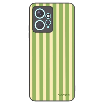 Picasee crna silikonska maskica za Xiaomi Redmi Note 12 4G - Lines Matcha