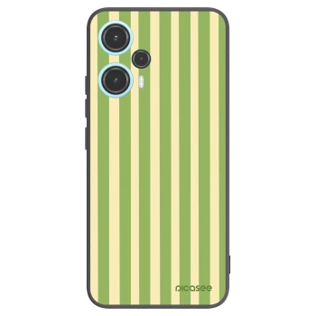 Picasee crna silikonska maskica za Xiaomi Poco F5 - Lines Matcha