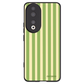 Picasee crna silikonska maskica za Honor 90 5G - Lines Matcha