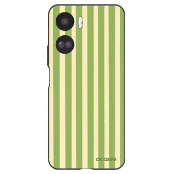 Picasee crna silikonska maskica za Honor 90 Lite 5G - Lines Matcha