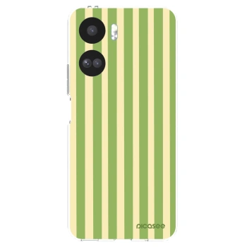 Picasee silikonska prozirna maskica za Honor 90 Lite 5G - Lines Matcha