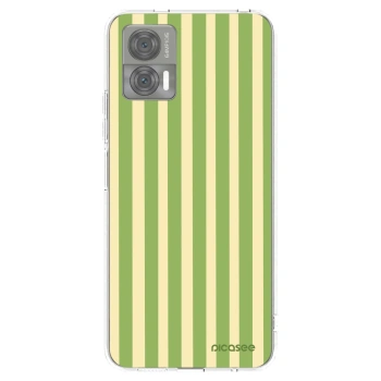 Picasee silikonska prozirna maskica za Motorola Edge 30 Neo - Lines Matcha
