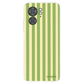 Picasee silikonska prozirna maskica za Motorola Edge 40 - Lines Matcha