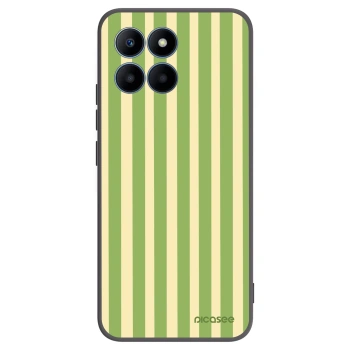 Picasee crna silikonska maskica za Honor 70 Lite - Lines Matcha