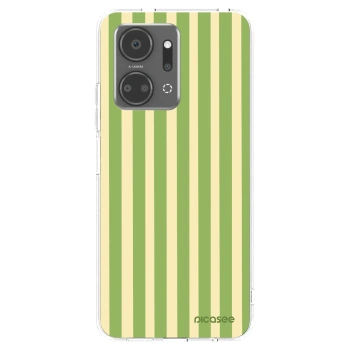 Picasee silikonska prozirna maskica za Honor X7a - Lines Matcha